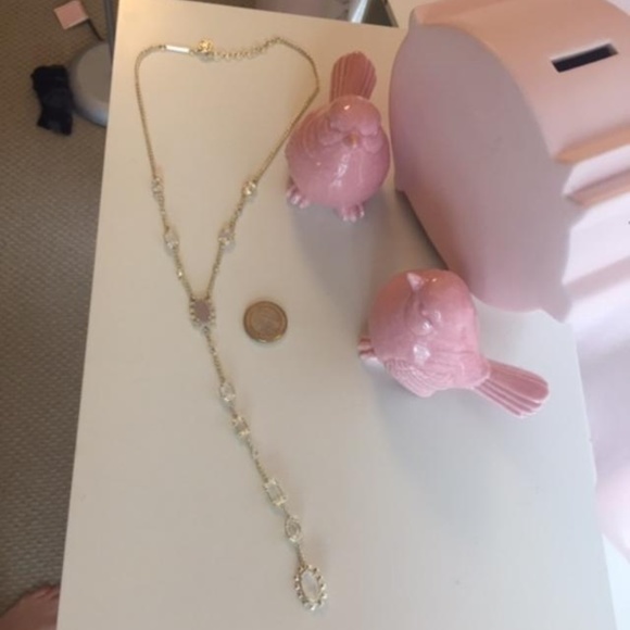 Kendra Scott Liesl y-necklace, rock crystal